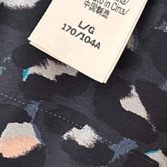 Victoria's Secret Woman's Multicolored Silky Animal Print Pajama Dress Sz lr - Picture 3 of 8